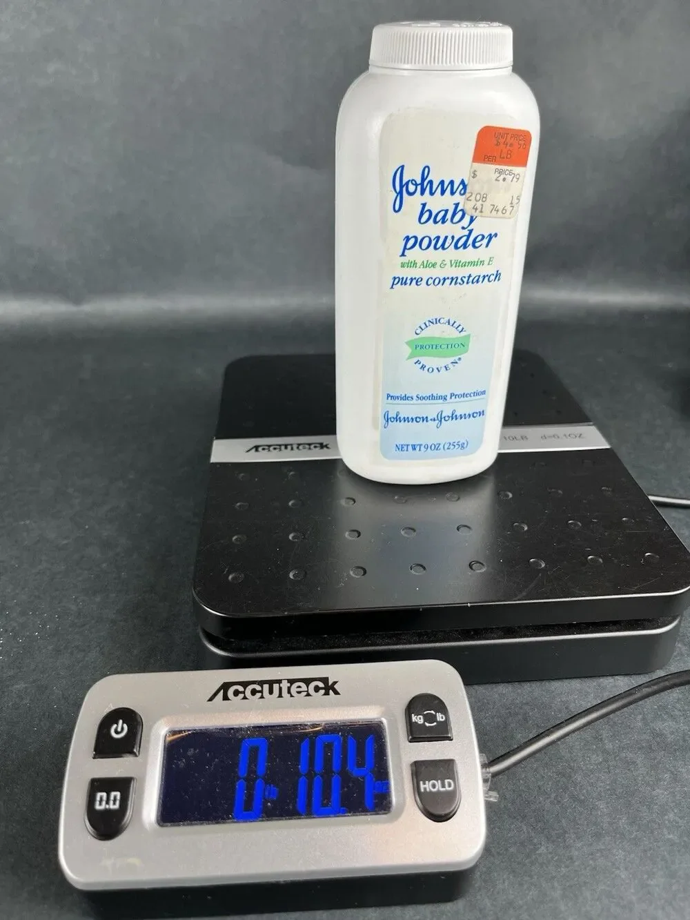HTF VTG 1988 Johnson's Baby Powder 9oz‎ Pure Cornstarch Aloe & Vit E MADE IN USA